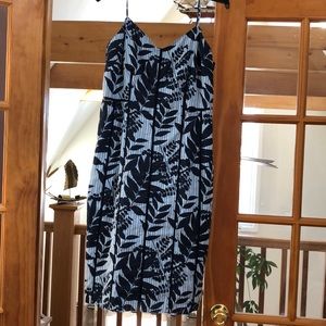 Navy and powder blue sundress